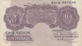 10 SHILLINGS BANKNOTE PEPPIATT REF SHILL-37 - 10 Shillings Banknotes - Cambridgeshire Coins