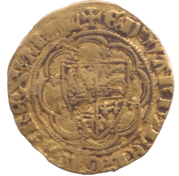 1327 - 1377 EDWARD III GOLD QUARTER NOBLE - RICHARD II - Cambridgeshire Coins