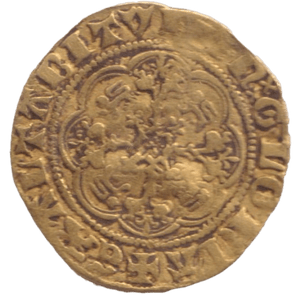 1327 - 1377 EDWARD III GOLD QUARTER NOBLE - RICHARD II - Cambridgeshire Coins