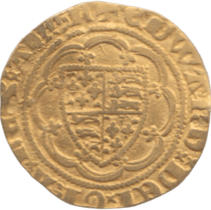1351 EDWARD III GOLD QUARTER NOBLE - EDWARD III - Cambridgeshire Coins