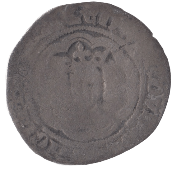 1351 EDWARD III SILVER HALF GROAT ( LONDON ) - Hammered Coins - Cambridgeshire Coins