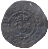 1377 RICHARD II LONDON HALFPENNY - RICHARD II - Cambridgeshire Coins