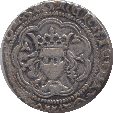 1422 - 1461 HENRY VI SILVER HALF GROAT CALAIS MINT - Hammered Coins - Cambridgeshire Coins