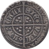 1422 - 1461 HENRY VI SILVER HALF GROAT CALAIS MINT - Hammered Coins - Cambridgeshire Coins