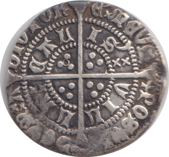1422 SILVER HALF GROAT HENRY 6TH - HENRY VI - Cambridgeshire Coins