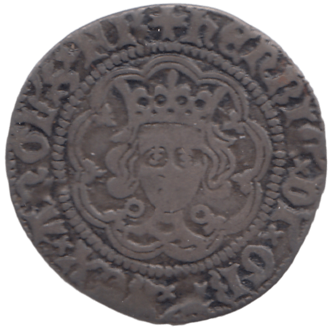 1422 SILVER HALF GROAT HENRY VI CALAIS MINT ANNULET ISSUE - HAMMERED COINS - Cambridgeshire Coins
