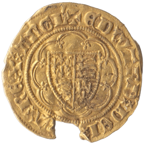 1464 - 1470 GOLD QUARTER RYAL EDWARD IV - HAMMERED COINS - Cambridgeshire Coins