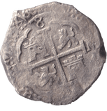 1500 SILVER 8 REALES BOLIVIA SPANISH COLONY EX - WREAK - SILVER WORLD COINS - Cambridgeshire Coins