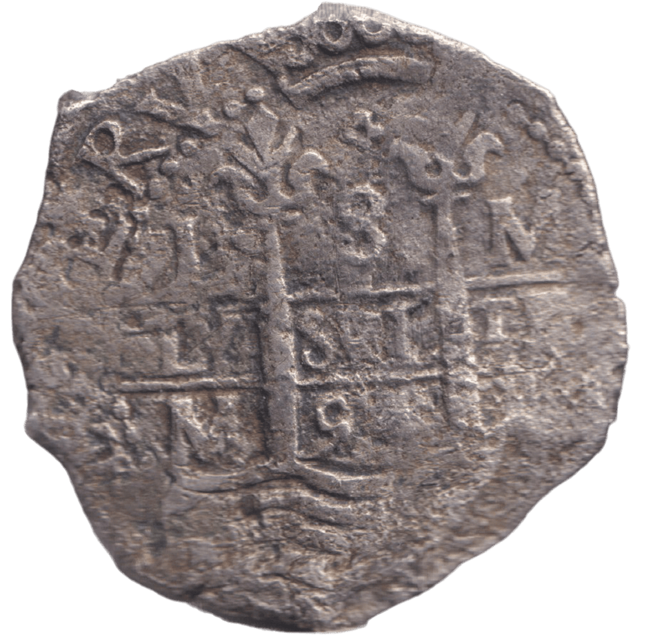 1500 SILVER 8 REALES BOLIVIA SPANISH COLONY EX - WREAK - SILVER WORLD COINS - Cambridgeshire Coins