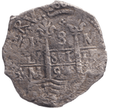 1500 SILVER 8 REALES BOLIVIA SPANISH COLONY EX - WREAK - SILVER WORLD COINS - Cambridgeshire Coins