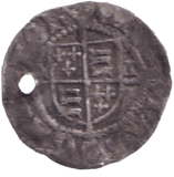 1509 PENNY HENRY VIII HOLED CANTERBURY - HAMMERED COINS - Cambridgeshire Coins
