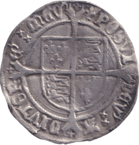 1526 SILVER GROAT HENRY VIII - HENRY VIII - Cambridgeshire Coins
