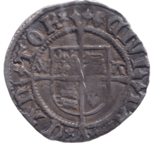 1526 SILVER HALF GROAT HENRY VIII CANTERBURY MINT - HENRY VIII - Cambridgeshire Coins
