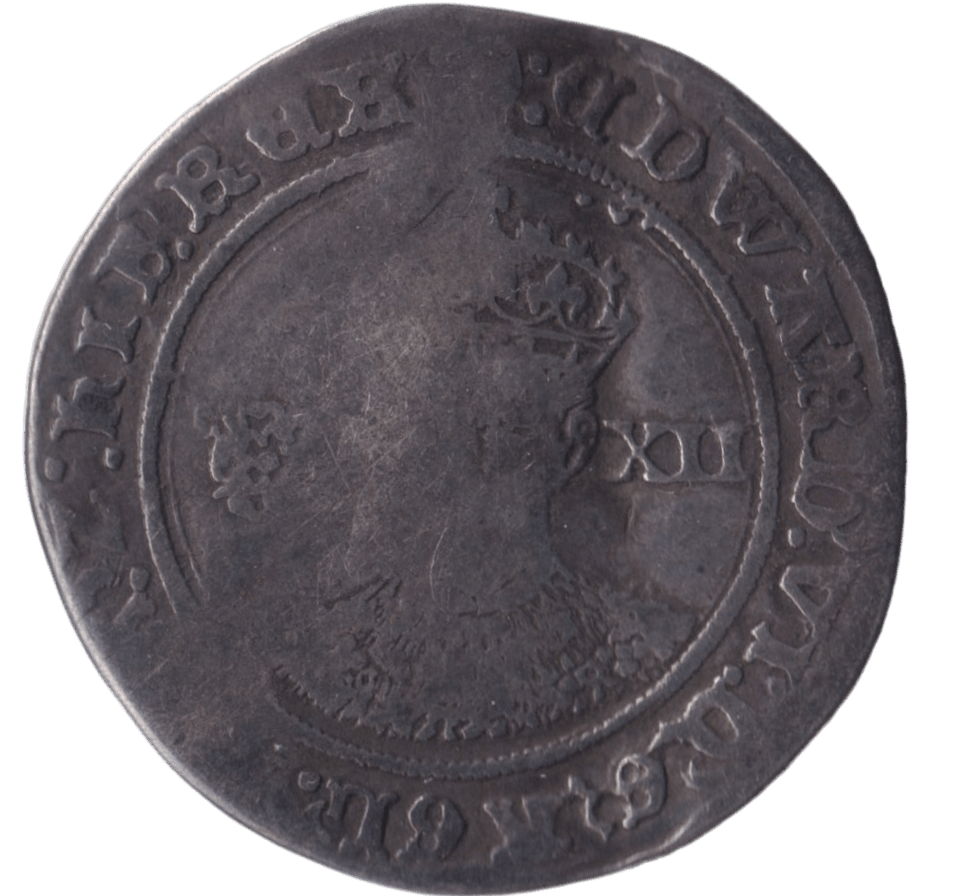 1547-1553 SILVER SHILLING EDWARD VI - EDWARD VI - Cambridgeshire Coins