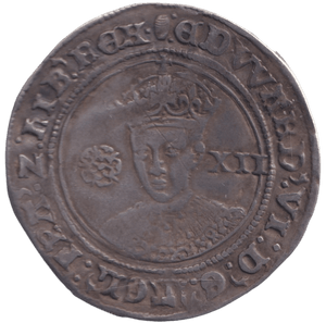 1550 SILVER SHILLING EDWARD VI - EDWARD VI - Cambridgeshire Coins