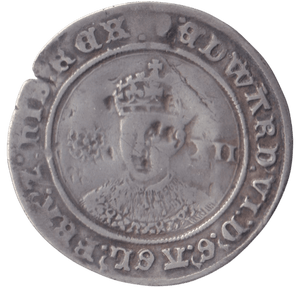 1551 SILVER SHILLING EDWARD VI - EDWARD VI - Cambridgeshire Coins