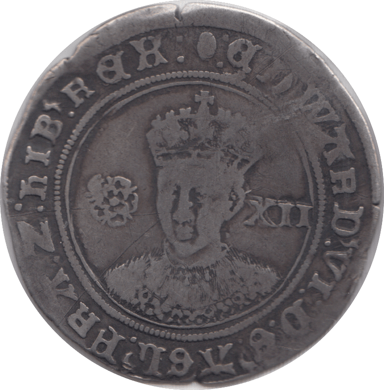 1551 SILVER SHILLING EDWARD VI - EDWARD VI - Cambridgeshire Coins