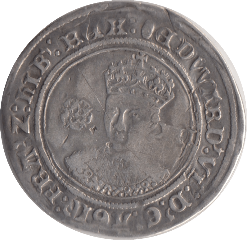 1553 SILVER SHILLING EDWARD VI - HAMMERED COINS - Cambridgeshire Coins