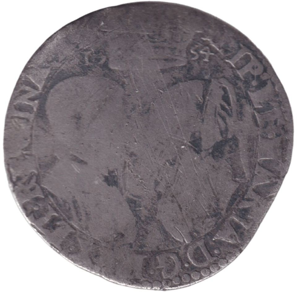 1554 SILVER SHILLING PHILIP & MARY - MARY - Cambridgeshire Coins
