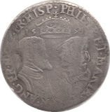 1555 SILVER SHILLING PHILIP AND MARY - HAMMERED COINS - Cambridgeshire Coins