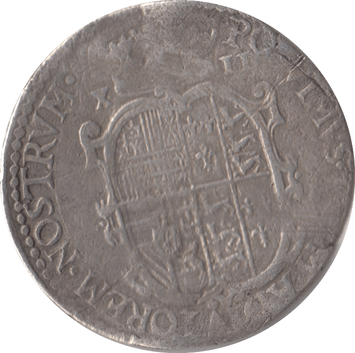 1555 SILVER SHILLING PHILIP AND MARY - HAMMERED COINS - Cambridgeshire Coins