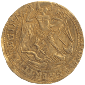 1558 - 1603 GOLD QUARTER ANGEL ELIZABETH 1ST - HAMMERED COINS - Cambridgeshire Coins