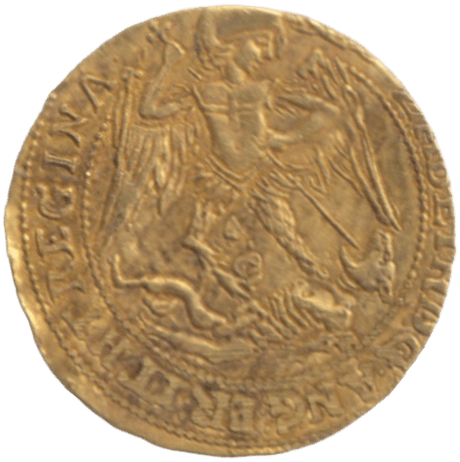 1558 - 1603 GOLD QUARTER ANGEL ELIZABETH 1ST - HAMMERED COINS - Cambridgeshire Coins