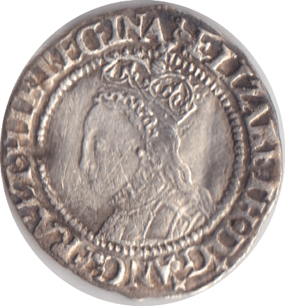 1558 - 1603 SILVER HALF GROAT ELIZABETH I - ELIZABETH I - Cambridgeshire Coins