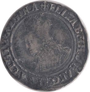1560 SILVER SHILLING ELIZABETH I - HAMMERED COINS - Cambridgeshire Coins