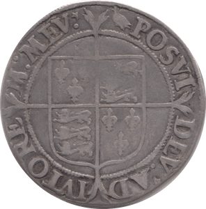 1560 SILVER SHILLING ELIZABETH I - HAMMERED COINS - Cambridgeshire Coins