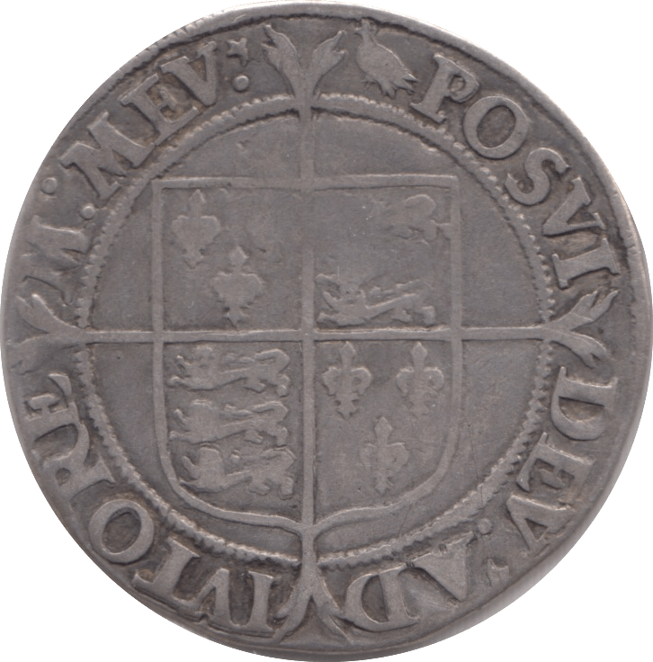 1560 SILVER SHILLING ELIZABETH I - HAMMERED COINS - Cambridgeshire Coins