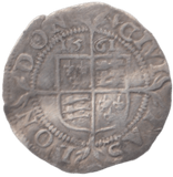 1561 ELIZABETH I 3 HALFPENCE - ELIZABETH I - Cambridgeshire Coins