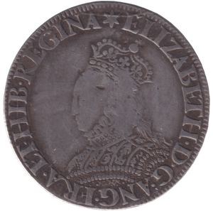 1561 SILVER MILLED SHILLING ELIZABETH I - ELIZABETH I - Cambridgeshire Coins