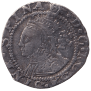 1561 SILVER THREE FARTHING ELIZABETH I - ELIZABETH I - Cambridgeshire Coins