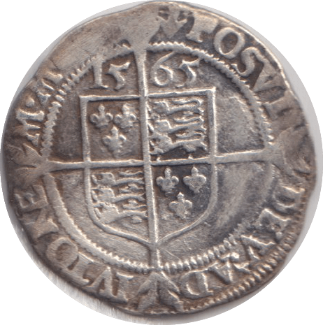 1565 SILVER THREEPENCE ELIZABETH IST - ELIZABETH I - Cambridgeshire Coins