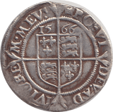 1566 SILVER SIXPENCE ELIZABETH I - ELIZABETH I - Cambridgeshire Coins