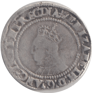 1567 SILVER ELIZABETH I SIX PENCE - HAMMERED COINS - Cambridgeshire Coins
