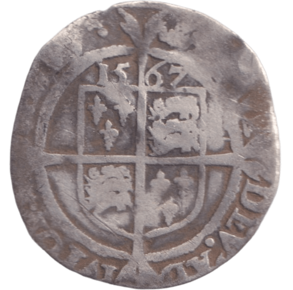 1567 SILVER SIXPENCE ELIZABETH I - ELIZABETH I - Cambridgeshire Coins