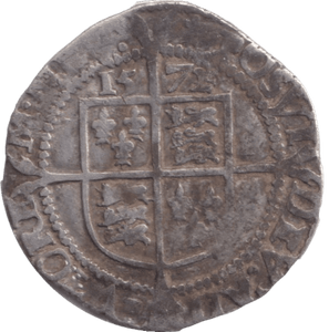 1572 SILVER SIXPENCE ELIZABETH I - ELIZABETH I - Cambridgeshire Coins
