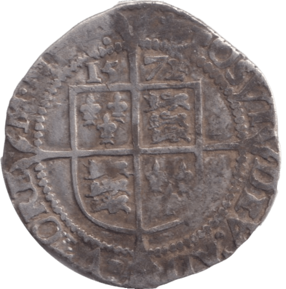 1572 SILVER SIXPENCE ELIZABETH I - ELIZABETH I - Cambridgeshire Coins