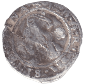 1573 SILVER HALF GROAT ELIZABETH I - ELIZABETH I - Cambridgeshire Coins