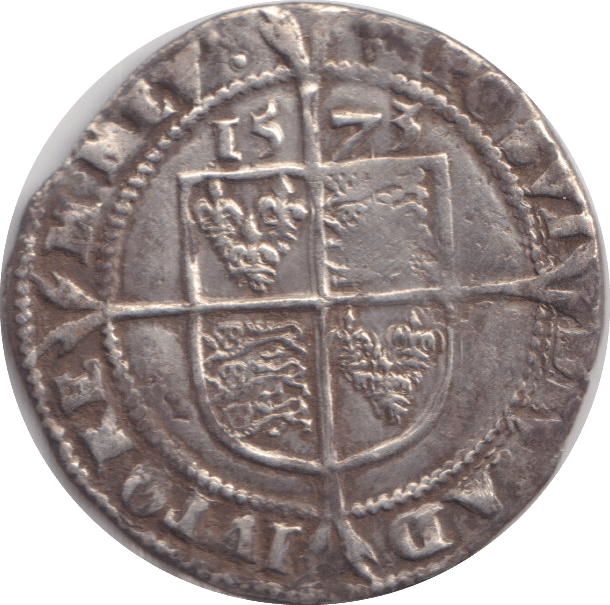 1573 SILVER SIXPENCE ELIZABETH I - ELIZABETH I - Cambridgeshire Coins