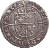 1573 SILVER SIXPENCE ELIZABETH I - ELIZABETH I - Cambridgeshire Coins