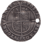 1574 SILVER SIXPENCE ELIZABETH I - HAMMERED COINS - Cambridgeshire Coins