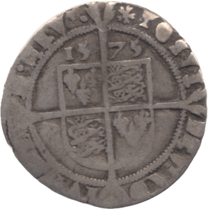 1575 SILVER SIXPENCE ELIZABETH 1ST - hammered coins - Cambridgeshire Coins