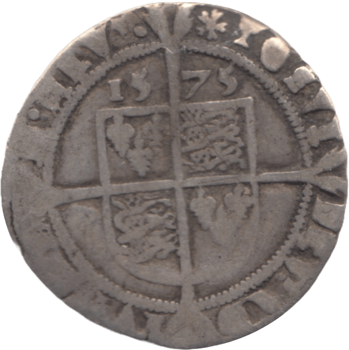 1575 SILVER SIXPENCE ELIZABETH 1ST - hammered coins - Cambridgeshire Coins
