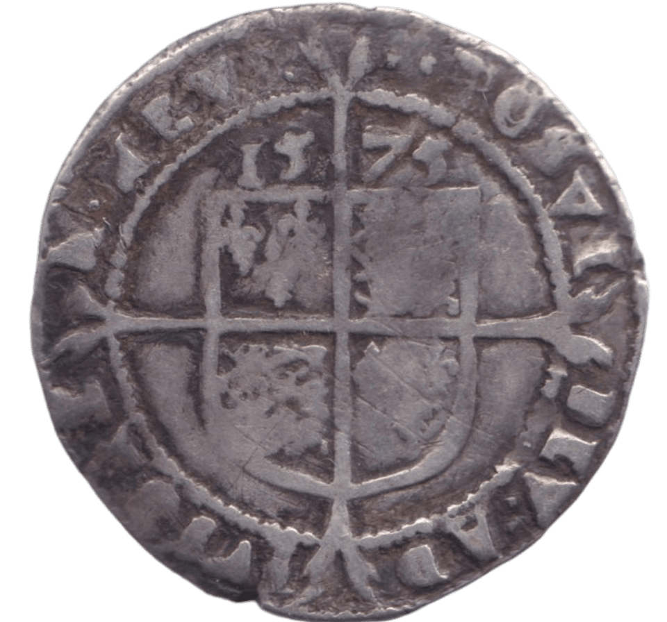 1575 SILVER SIXPENCE ELIZABETH I - ELIZABETH I - Cambridgeshire Coins