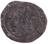 1575 SILVER THREE HALFPENCE ELIZABETH I - ELIZABETH I - Cambridgeshire Coins
