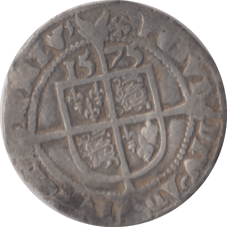 1575 THREE PENCE ( ELIZABETH I ) - Hammered Coins - Cambridgeshire Coins