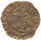 1578 - 1579 GOLD QUARTER ANGEL ELIZABETH 1ST - HAMMERED COINS - Cambridgeshire Coins
